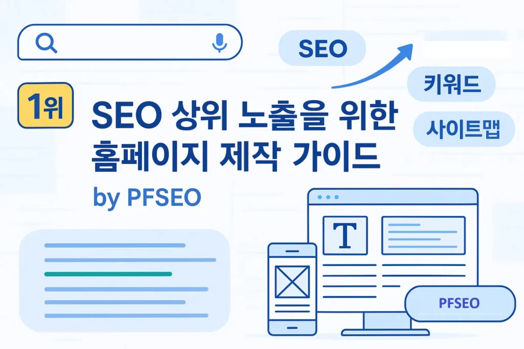 최적화 SEO홈페이지 제작 가이드